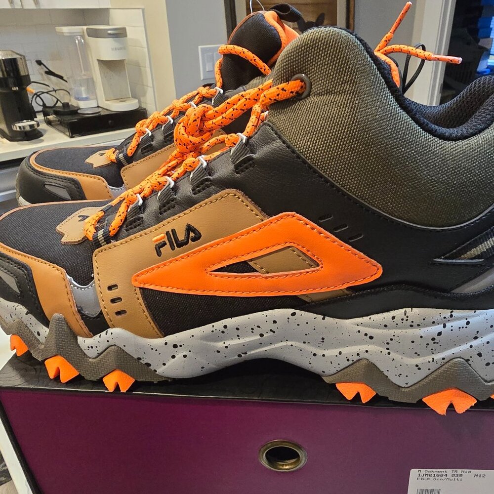 FILA - Men's Oakmont TR Mid Shoes (1JM01684 039) Men's Size 12 NEW